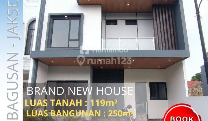 Dijual Rumah Baru Ada Rooftop Cluster di Kebagusan Jakarta Selatan 1