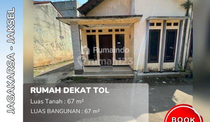 Dijual Murah Rumah Dekat Tol Andara Jagakarsa Jakarta Selatan  1