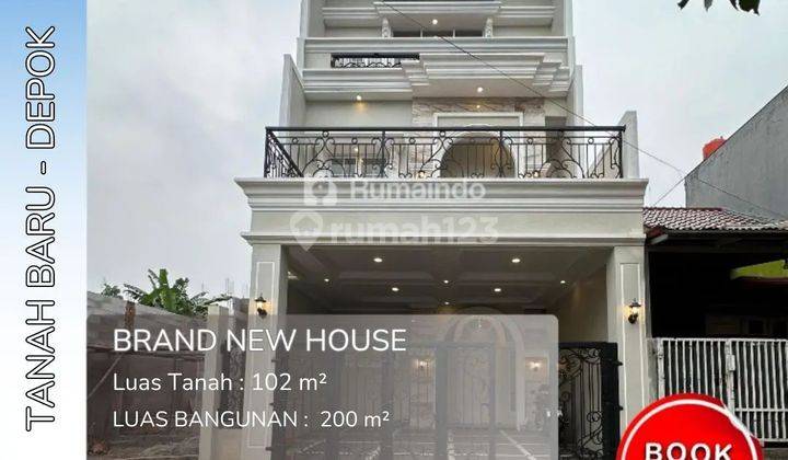 Dijual Rumah 3 Lantai Di Bawah 2 Miliar Dalam Komplek Tanah Baru  1