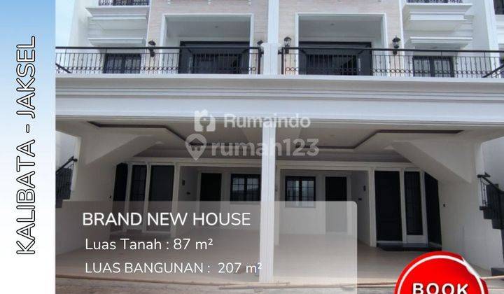 Dijual Rumah Townhouse Di Kalibata Warung Buncit Jakarta Selatan
 1