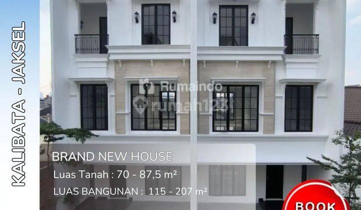 Dijual Rumah Cluster Di Kalibata Utara Pancoran Jakarta Selatan
 1