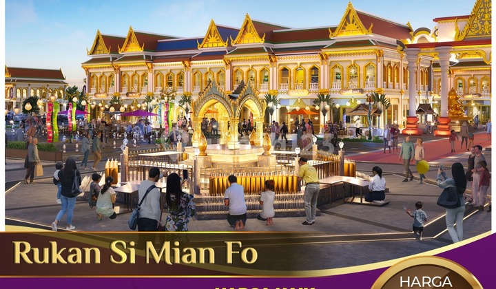 Ruko Little Siam 2 Lantai Uk 4,5x15 Thematic Thailand Pik 2