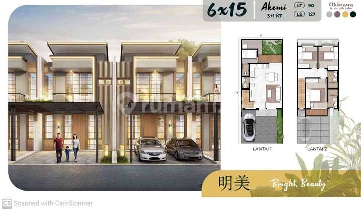 Rumah Cluster Okinawa Pasir Putih Residence Pantai Indah Kapuk