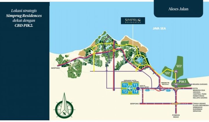 Rumah Pik2 Simprug Residence 10x25 Siap Huni Pantai Indah Kapuk 2
