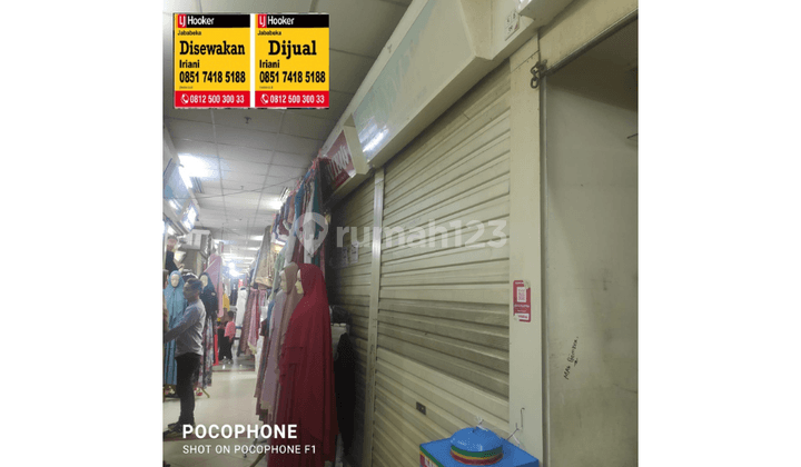 Disewakan Cepat Kios Tanah Abang Jakarta Pusat 3