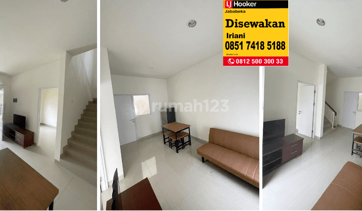 Disewakan Rumah Furnished Cluster Candi Jababeka 2