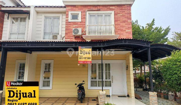 Dijual Rumah Hook Lokasi Strategis 2 Lantai Cluster D Cataluna Jababeka 1