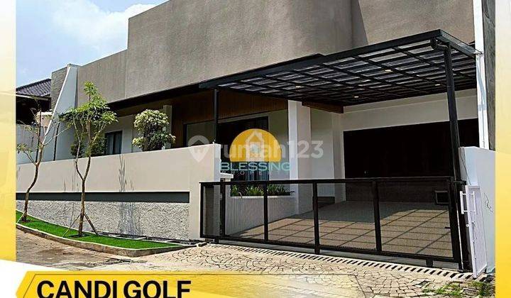 Rumah Mewah Baru Full Furnished di Candi Golf Semarang 1