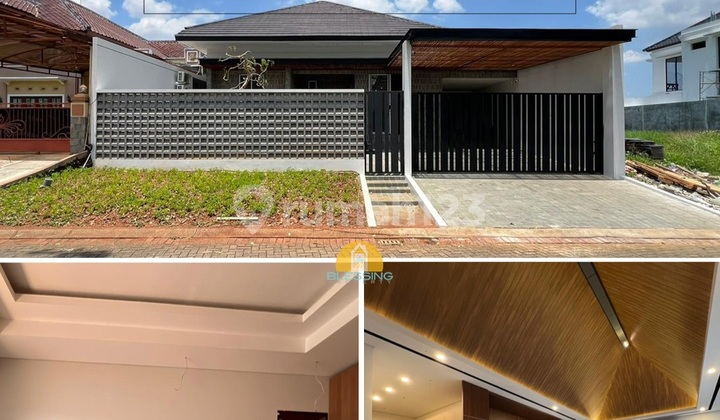 Rumah Baru Bagus Full Furnished Di Perumahan Elite Puri Arga Golf Bsb City Semarang 1