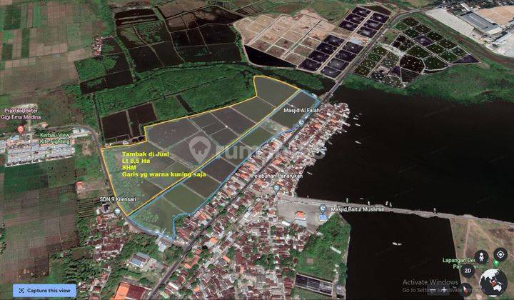 Jual Tanah Tambak, Lokasi Istimewa, Nol Jalan Propinsi, Sumber Air Ok, Siap Pakai 3