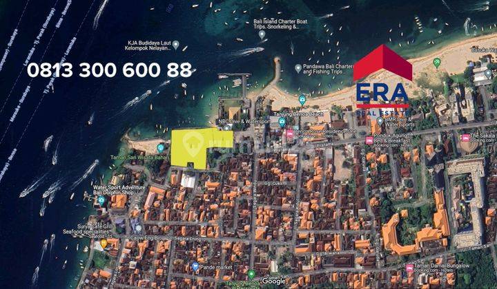 Tanah di Bali Indonesia Tanjung Benoa, Benoa Bay Beach Front 7500 Sqm Good View 2