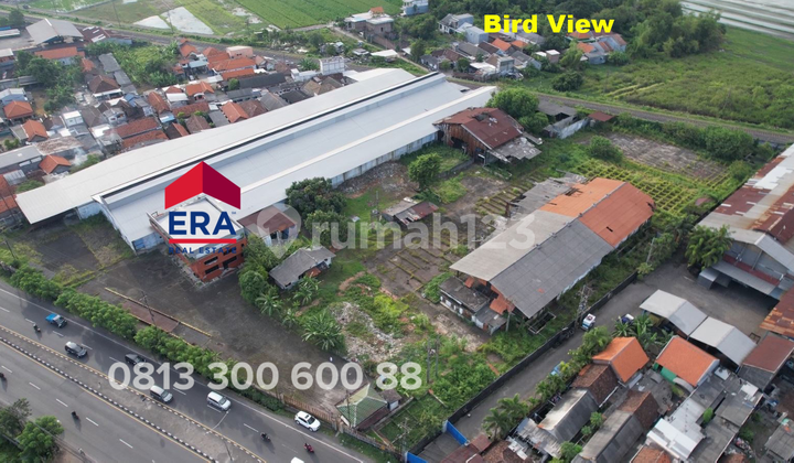 Selling Former Factory in Sidoarjo, Very Strategic, Front Width 112M