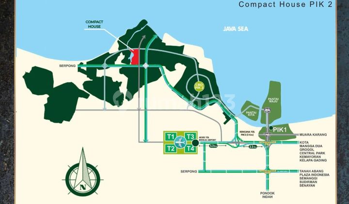 Rumah Uk 4.5x12.5 Pantai Indah Kapuk Pik2, Murah Bagus Rumah Uk 4.5x12.5 Pantai Indah Kapuk Pik2, Murah Bagus