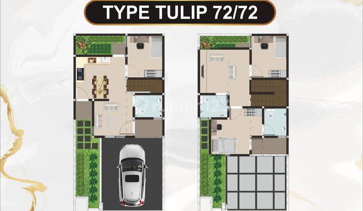 Terlaris Di Tangsel 5 Menit Ke Stasiun Serpong Rumah 2 Lt SHM 5