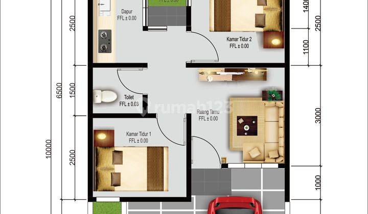 Rumah 1 Lantai Proses Mudah Tanpa Dp 5 Menit Ke Stasiun Cisauk 8