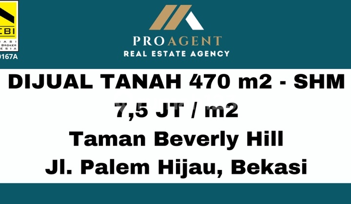 For Sale Residential Plot SHM 470 M2 in Lippo Cikarang For Sale Residential Plot SHM 470 M2 in Lippo Cikarang