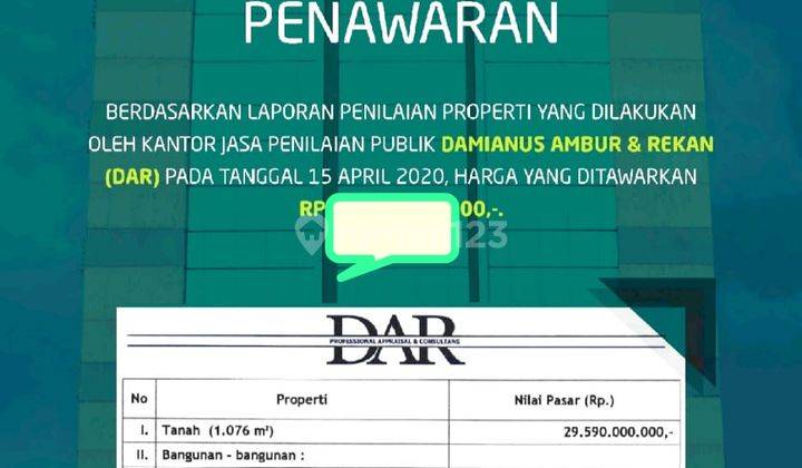 Dijual Gedung Kantor di Jalan Pajajaran Kota Bogor 1