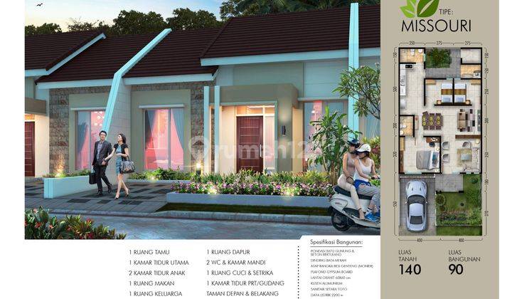 Dstict M Rumah Ready Hanya 5 jt sampai Akad  6
