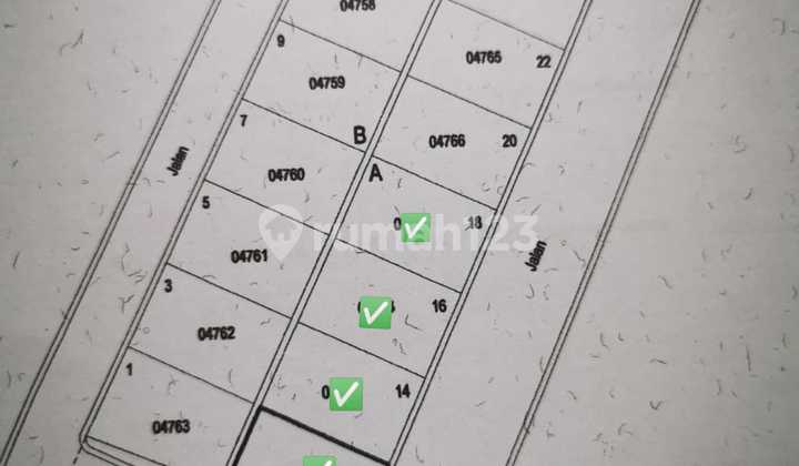 Tanah Kavling Aqumas Square Blok A (4 kavling posisi berjejer) - Manggungharja, Ciparay, Majalaya (4 jt/m2) 5