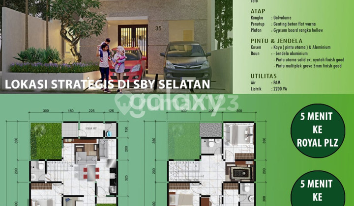 Rumah Baru Gress Karah Tama Asri Strategis Pusat Kota 1