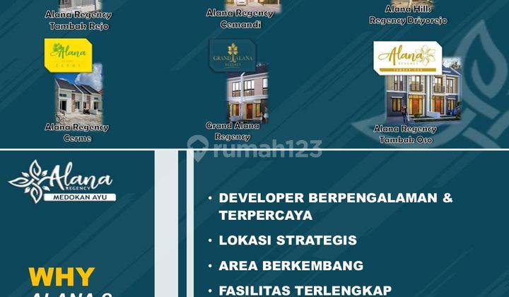 Rumah Baru Gress Alana Gunungsari Indah Murah Cepat langka wiyung 2