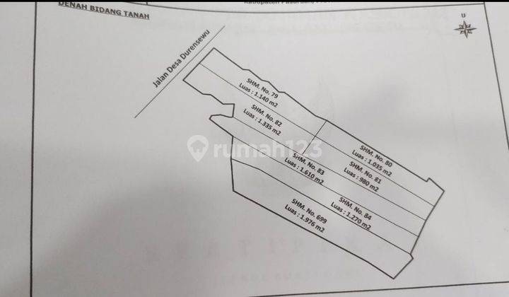 Jual Tanah Pandaan Murah BU Rugi Cepat 0 Jalan Raya Under Market 1