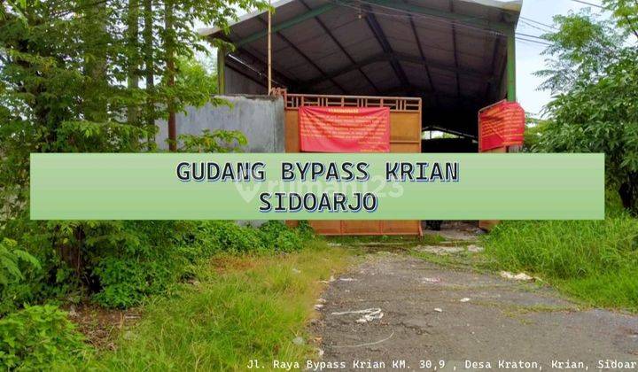 Jual Rugi Gudang Bypass Krian Cepat Murah BU Sidoarjo