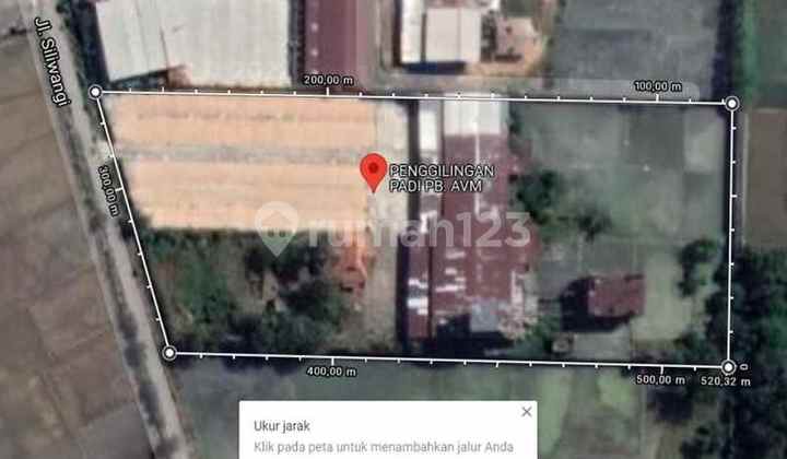 Pabrik Penggilingan Padi Aktip Srategis Pinggir Jalan Dijual di Gantar 4