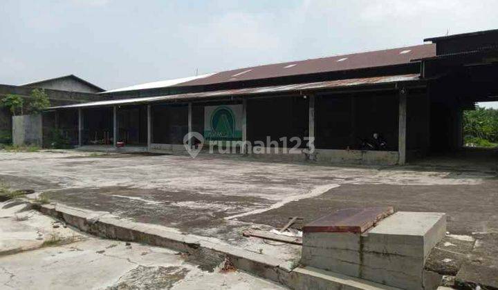 Pabrik Penggilingan Padi Aktip Srategis Pinggir Jalan Dijual di Gantar 3