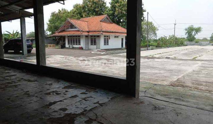 Pabrik Penggilingan Padi Aktip Srategis Pinggir Jalan Dijual di Gantar 7