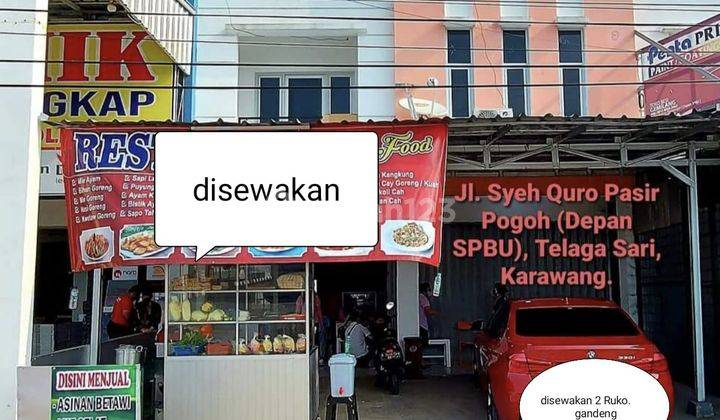 Disewa Ruko 2LT Jalan Raya Syeh Quro Pasir Pongoh 1