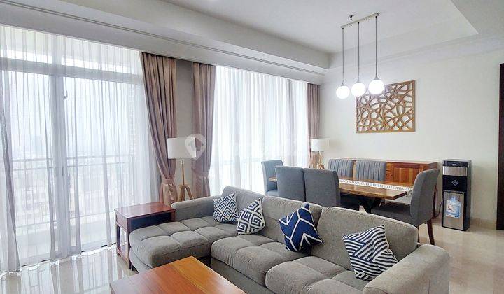 Apartment Pakubuwono View 3 Bedroon Furnished View Pool 1