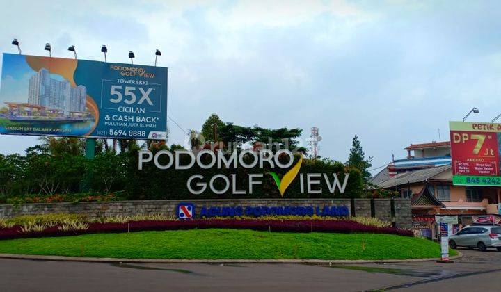 Dijual Apartemen Podomoro Golf View 2 unit bersebelahan Tawor Dahoma 2 Kamar Tidur Baru furnished Tower  Dahoma ada 2 unit bersebelahan 1