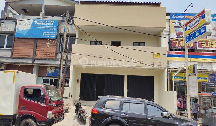 Dijual Ruko 3 lantai Hadap Jalan Raya Ramai di Medang,Tangerang 1