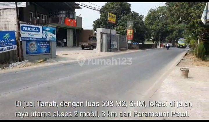 Dijual Kavling di Jalan Raya PLP Curug, Legok, Tangerang 1