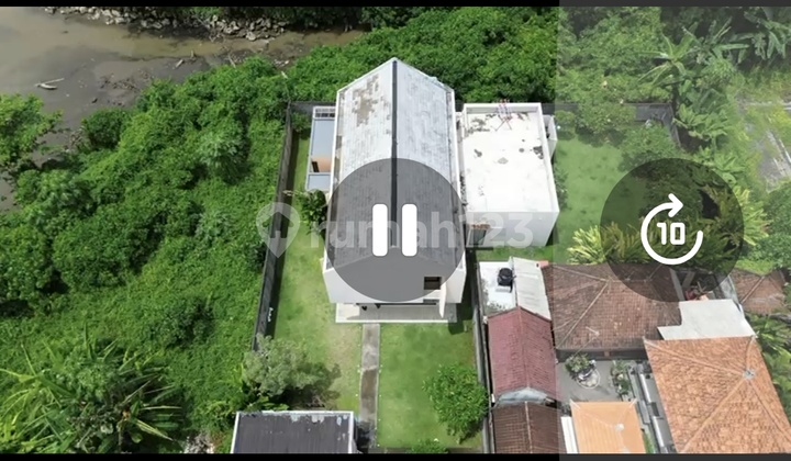 For Sale Villa with Unblocked Beach and River View Gianyar Bali