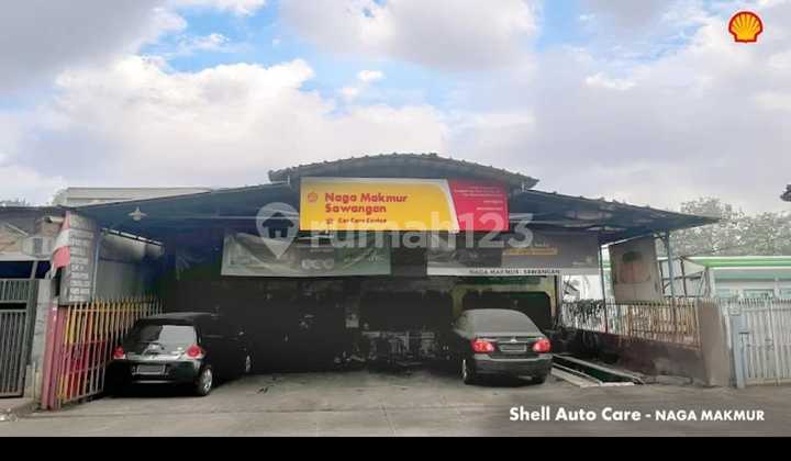 Dijual Bengkel Sekaligus Rumah di Raya Sawangan, Depok. 4,3 M