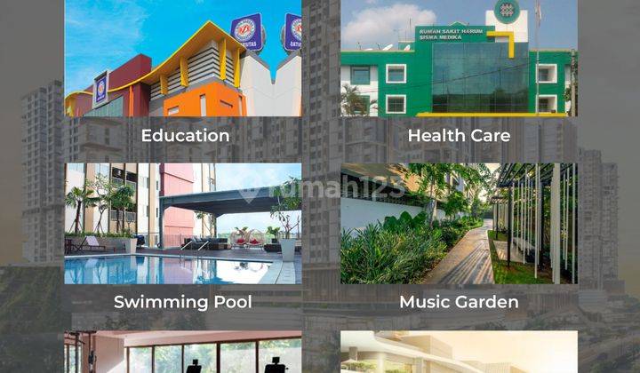 Apartement Gateway Park of LRT City 1 BR Semi Furnished Baru 9