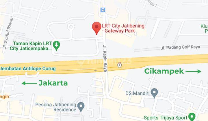 Apartement Gateway Park of LRT City 1 BR Semi Furnished Baru 10