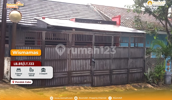 Rumah di Wismamas, Cinangka, Pondok Cabe