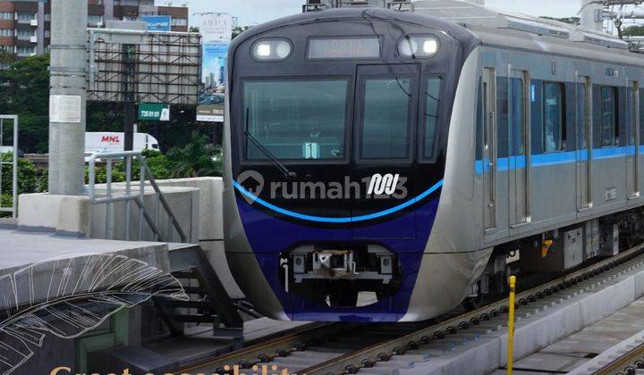 tampak depan apartemen di jakarta selatan, arumaya