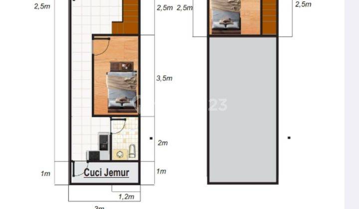 Rumah 1½ Lantai Di Karang Tengah 2