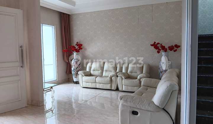 For Sale Semi-Furnished 3-Story House in Gading Kirana