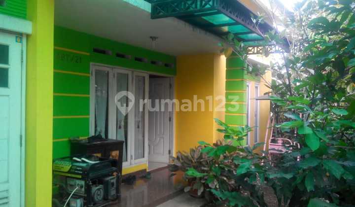 tampak depan rumah siap huni di perumahan