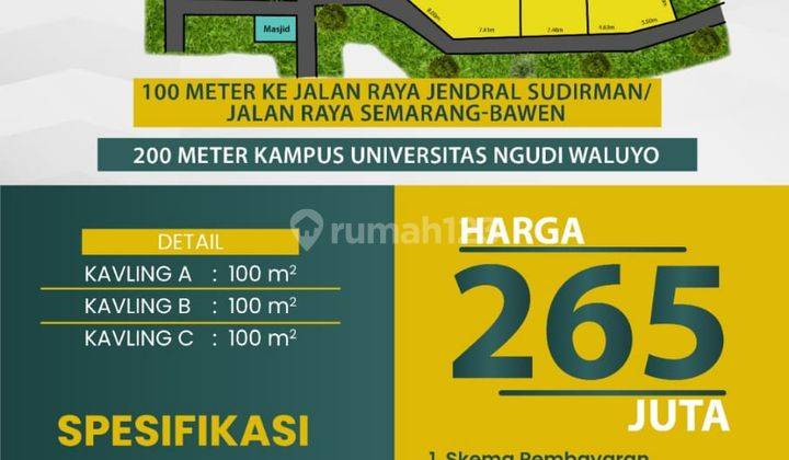 Tanah Kos Dekat Kampus Ngudi Waluyo Ungaran SHM Ready 1