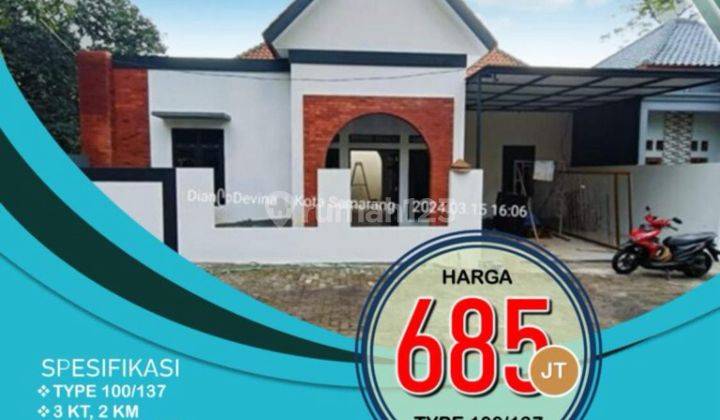 Rumah Baru Siap Huni Unnes Gunungpati 1