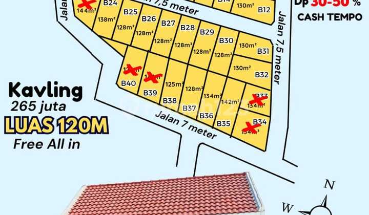 Tanah Kavling Siap Bangun SHM Ready Zona Kuning bisa Ditempo di Mangunsari Unnes 2