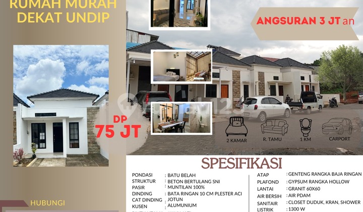 Rumah Murah Dekat Undip Banyumanik 2
