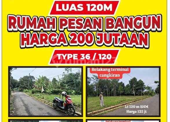 Rumah Pesan Bangun Harga Murah di Belakang Terminal Cangkiran Harga 200 Jutaan 2