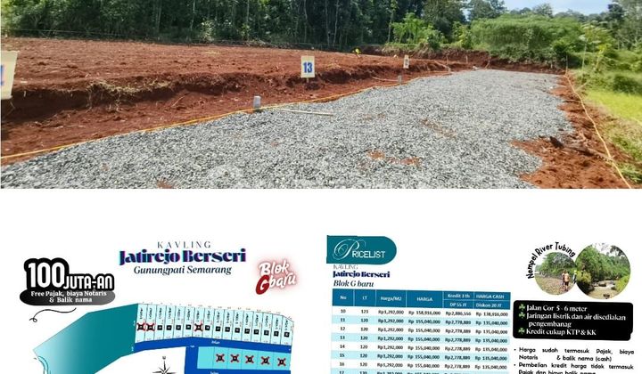 Tanah Murah Bisa Dikredit 3 Tahun 2
